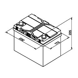 Batterie VARTA BLUE dynamic 560 411 054