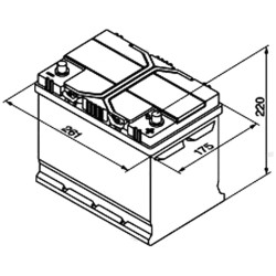 Batterie VARTA BLUE dynamic 570 412 063