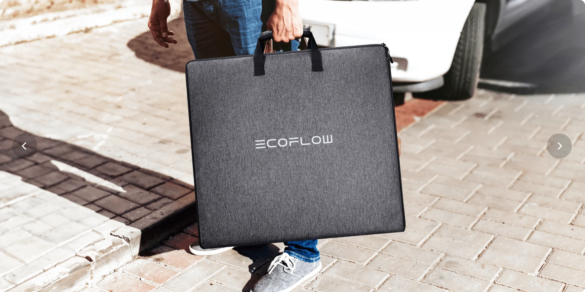 Panneau Solaire Ecoflow Plié